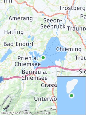 Here Map of Chiemsee