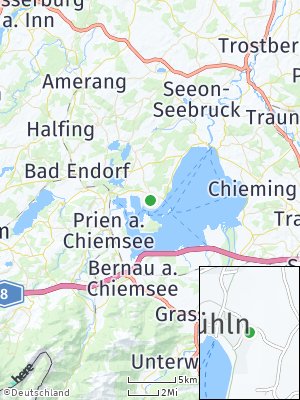 Here Map of Breitbrunn am Chiemsee