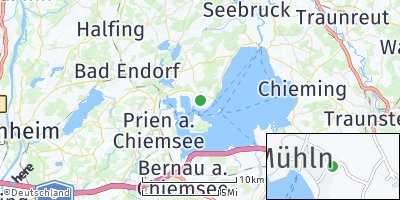 Google Map of Breitbrunn am Chiemsee