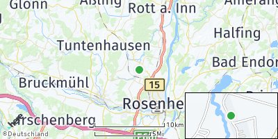 Google Map of Großkarolinenfeld