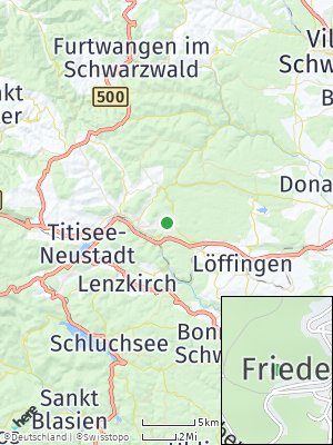Here Map of Friedenweiler