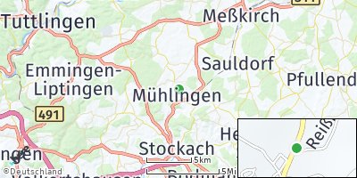 Google Map of Mühlingen