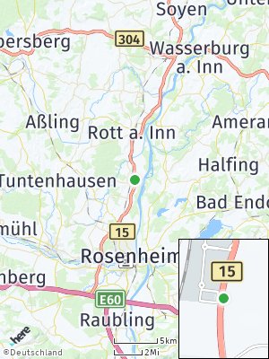 Here Map of Schechen bei Rosenheim