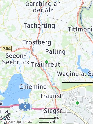 Here Map of Traunreut