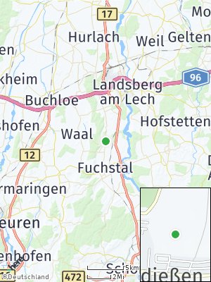 Here Map of Unterdießen