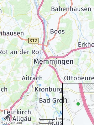 Here Map of Buxach bei Memmingen