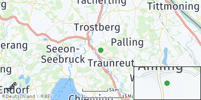 Google Map of Anning bei Sankt Georgen