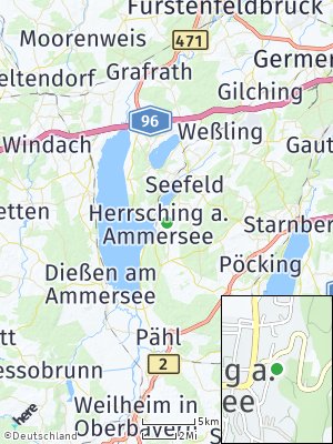 Here Map of Herrsching am Ammersee