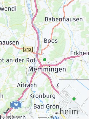 Here Map of Steinheim bei Memmingen