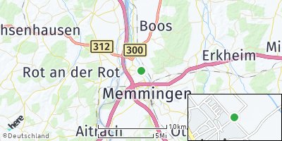 Google Map of Steinheim bei Memmingen