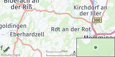 Google Map of Steinhausen an der Rottum
