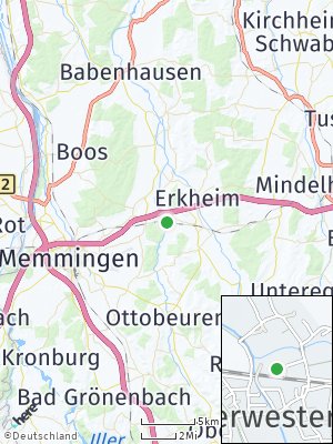 Here Map of Westerheim bei Memmingen