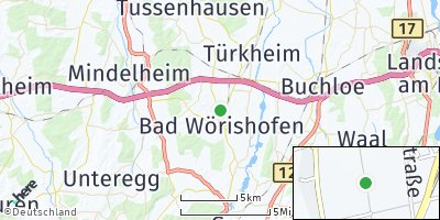 Google Map of Bad Wörishofen
