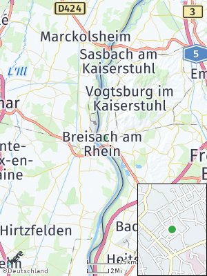Here Map of Breisach am Rhein
