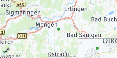 Google Map of Hohentengen
