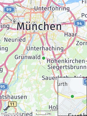 Here Map of Oberhaching bei München