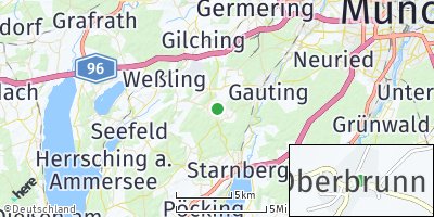 Google Map of Oberbrunn