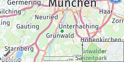 Google Map of Pullach im Isartal