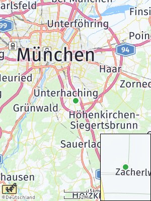 Here Map of Unterhaching