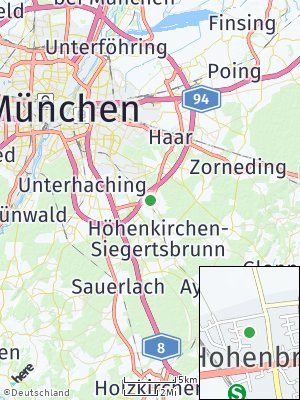 Here Map of Hohenbrunn