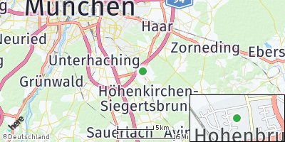 Google Map of Hohenbrunn