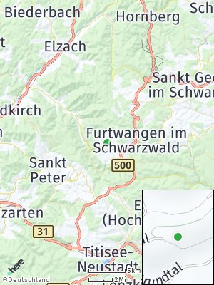 Here Map of Gütenbach