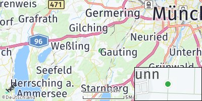 Google Map of Unterbrunn