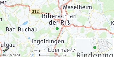 Google Map of Rindenmoos