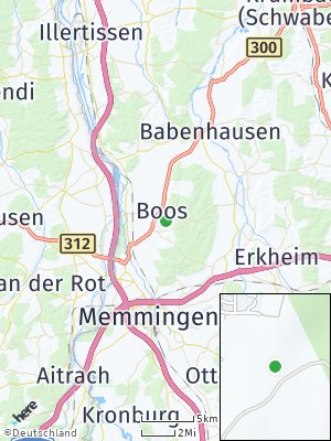 Here Map of Boos bei Memmingen