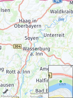Here Map of Wasserburg am Inn