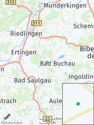 Here Map of Dürnau bei Bad Buchau