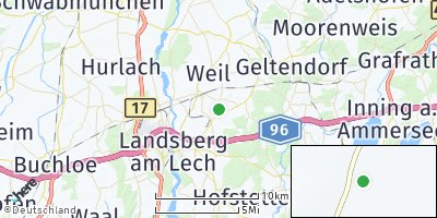 Google Map of Penzing im Auerbergland