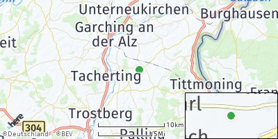 Google Map of Kirchweidach