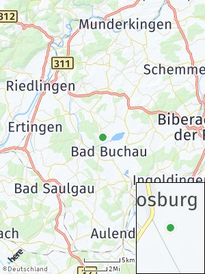 Here Map of Moosburg bei Bad Buchau