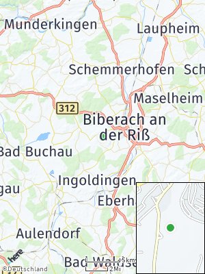 Here Map of Mittelbiberach