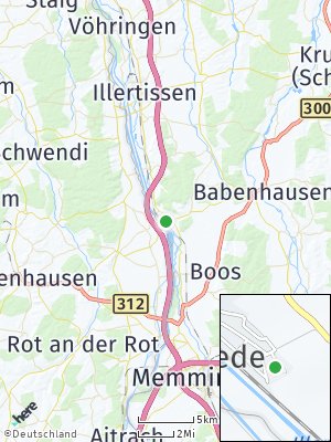 Here Map of Kellmünz an der Iller