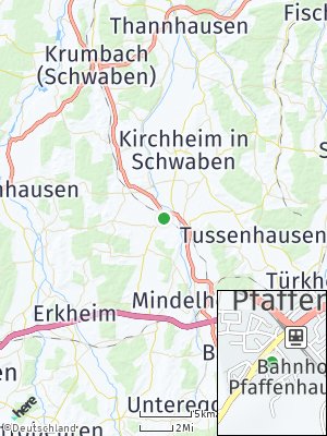 Here Map of Pfaffenhausen