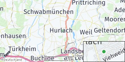 Google Map of Hurlach
