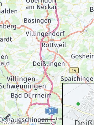 Here Map of Deißlingen