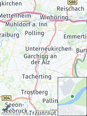 Here Map of Garching an der Alz