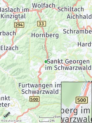Here Map of Triberg im Schwarzwald