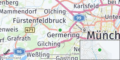 Google Map of Puchheim