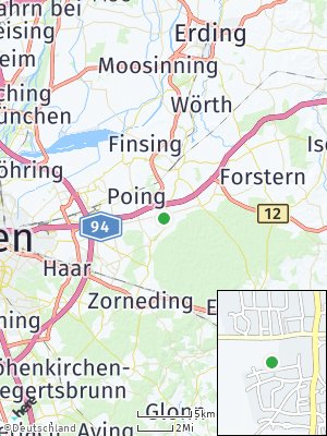 Here Map of Anzing bei München