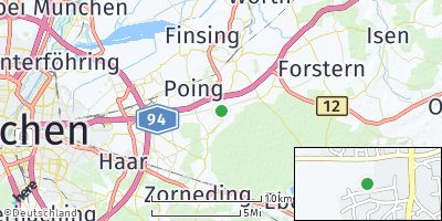 Google Map of Anzing bei München