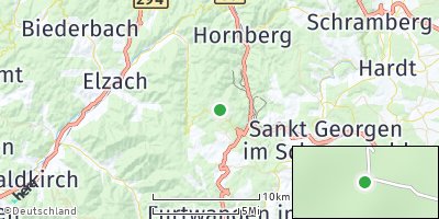 Google Map of Schonach im Schwarzwald