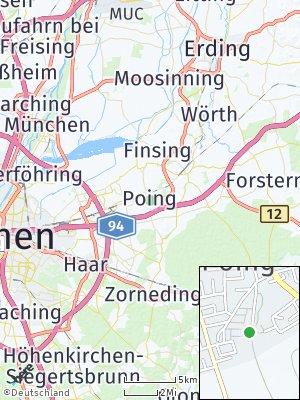 Here Map of Poing bei München