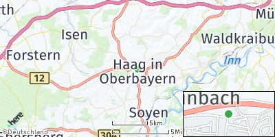 Google Map of Haag in Oberbayern