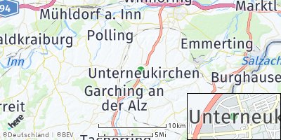 Google Map of Unterneukirchen