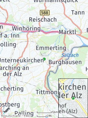 Here Map of Burgkirchen an der Alz