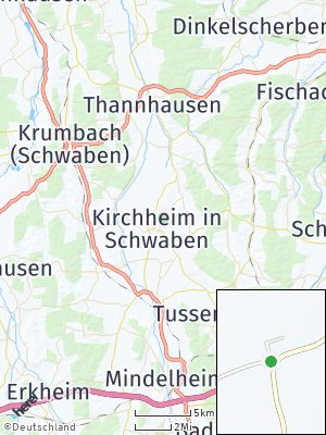 Here Map of Kirchheim in Schwaben